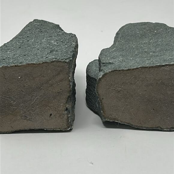 Set of 2 Heavy Stone Candlestick Holders Size 2 X 3.5 inches - Picture 5 of 8